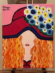 Lady-In-Flower-Hat