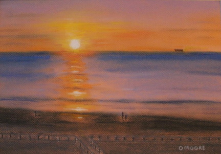 Sunrise at Ocean City Beach, MD