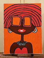 Lady In Orange Sunglasses