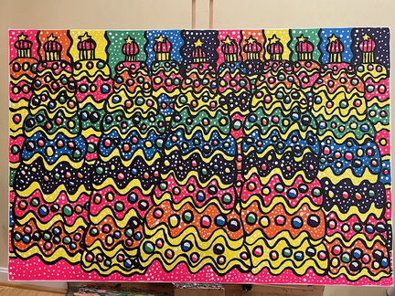 Twelve Candy Christmas Trees